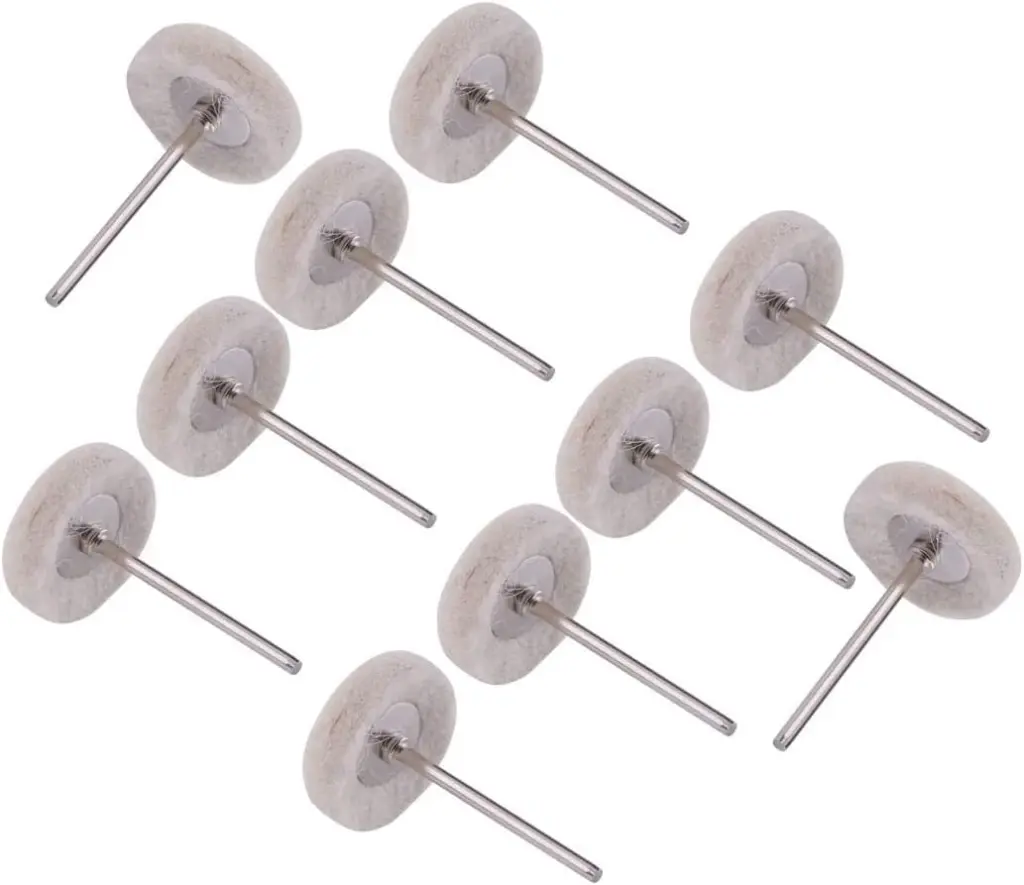 ⚪ طقم 10 قطع لباد تلميع أبيض طبيعي – 25 مم – أكس 2.35 مم  (6).webp