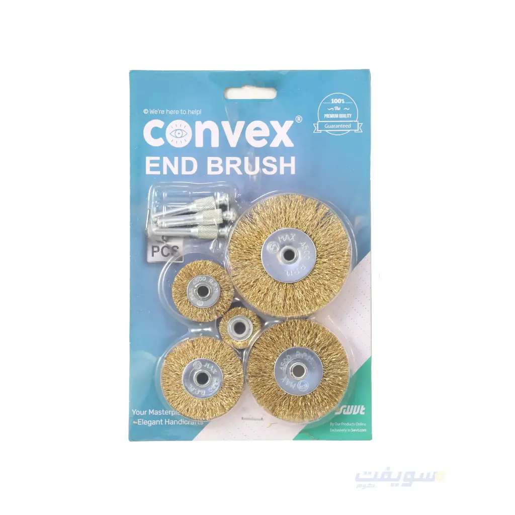 8 قطع (5+3) طقم فرش سلك للاستخدام بالشنيور - CONVEX