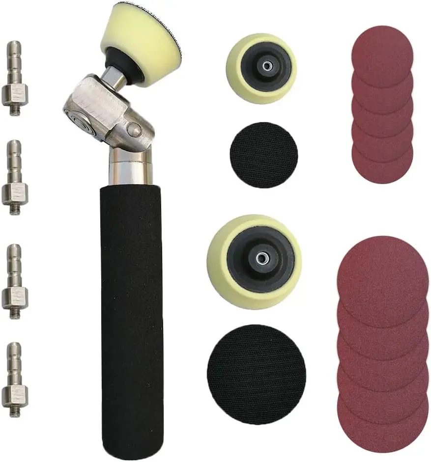 Rotating Sanding Kit for Wood and Lathes – With Rotating and Adjustable Head