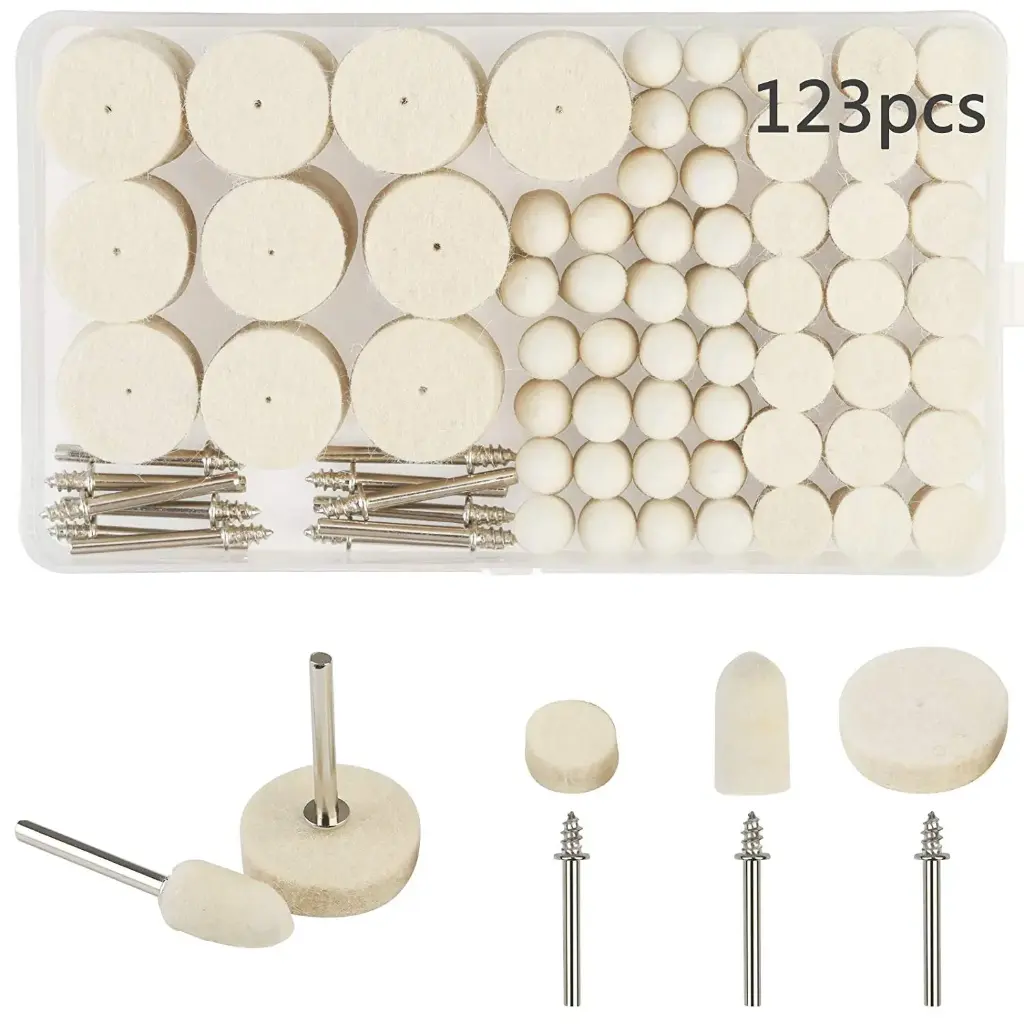 Wool Polishing Pad Set 123 Pieces – KAKOO