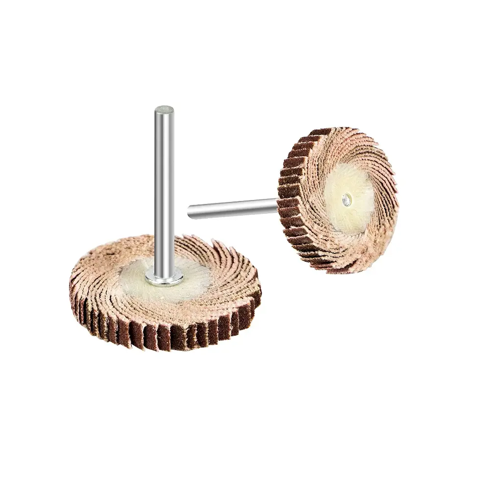 Shank Flap Sander (240 Grit) for Metal Smoothing Surface Polishing and Rust Removal – for Drills and Dremel