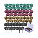 AUSTOR 60-Piece Polishing and Sanding Wheel Set – 1 Inch Width for Dremel and Rotary Tools