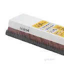 123 Tools Dual Whetstone 1000/3000 – White Corundum with Anti-Slip Rubber Base