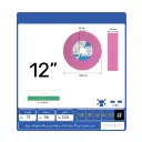 حجر جلخ وردي  12×1.5×3 بوصة من 123 – أكسيد ألومنيوم PA قوة جلخ ممتازة بصلابة متوسطة 
