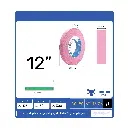 حجر جلخ وردي مستقيم 12×2×5 بوصة من 123 – أكسيد ألومنيوم PA بصلابة متوسطة وأداء صناعي عالي 