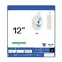 أداء جلخ بارد: حجر 123 بأكسيد الألومنيوم الأبيض 12" سمك 1.6" فتحة 3" للمواد الحساسة للحرارة والصلب المقسى