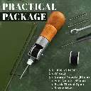 Handmade Leather Sewing Tool Set – Perfect for Crafts and Quick Projects