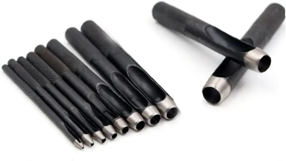 TOSSPER Leather Hole Punch Set