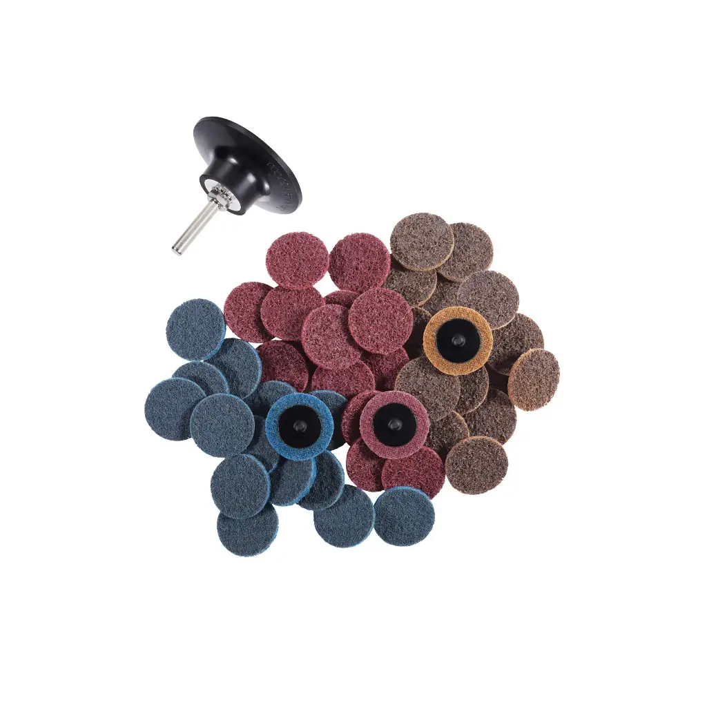 S SATC Sanding Pad Set (45 Pieces) – 2-Inch Discs with 1/4-Inch Mounting Base