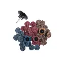 مجموعة أسكوتش لباد صنفرة (45) قطعة بقطر 2 إنش مع قاعدة تثبيت 1/4 إنش