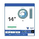 حجر جلخ أخضر سيليكون كربيد 14"× 2"× 5" دقة فائقة وحرارة منخفضة للمحترفين