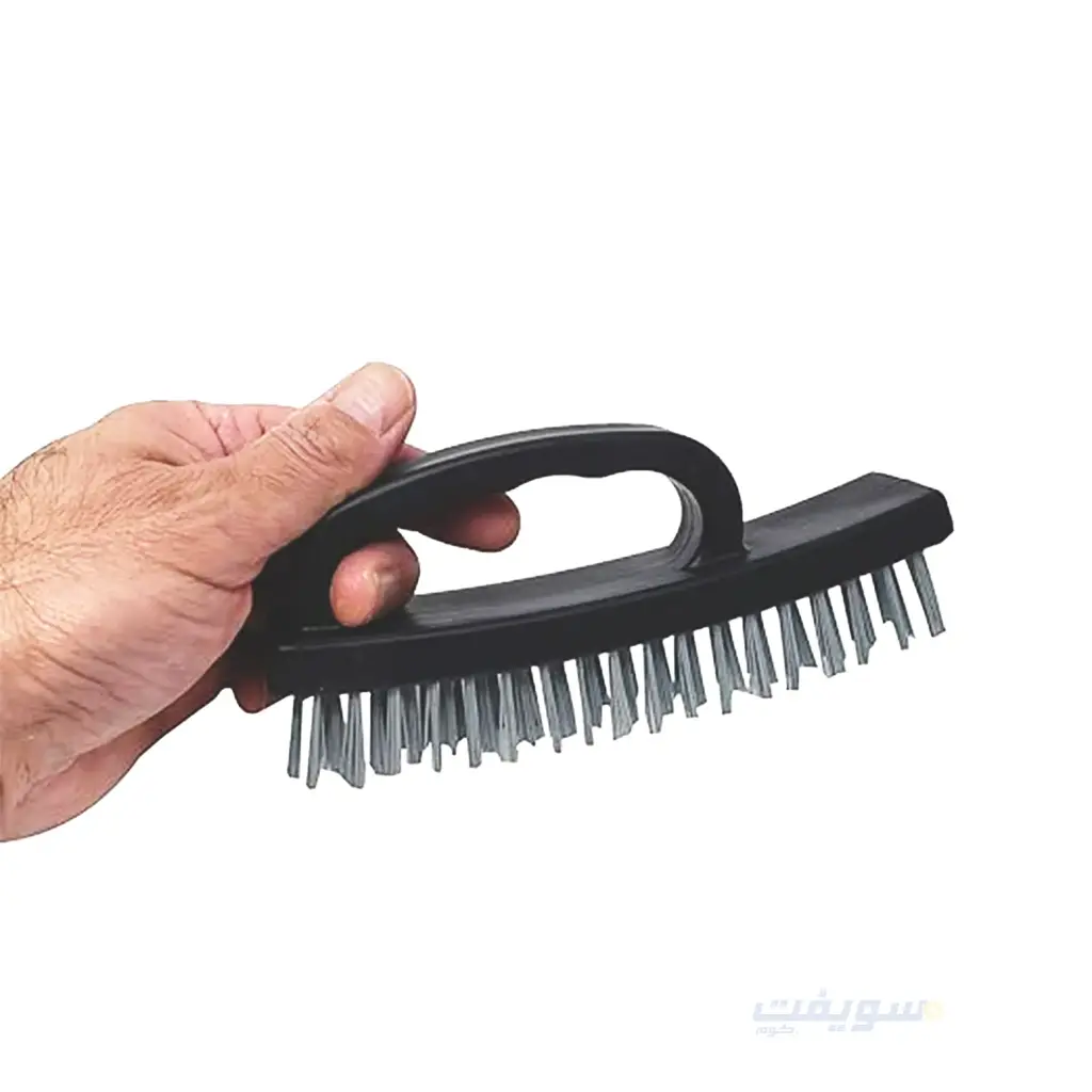 فرشاة سلك ستانلس ستيل للمهام الشاقة (Heavy Duty) - مقبض مريح