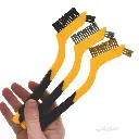 6-Piece Wire Wheel & Cup Brush Set for Drills (Brass Coated)