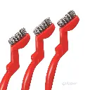 3-Pack Heavy Duty Stainless Steel Wire Brush Set (Extra Dense)