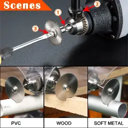 Mini Circular Saw Blades for Wood Cutting — Compatible with Dremel Rotary Tools!