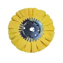 Yellow Airway Buffing Wheel – 8 x 3 Inches with 5/8 Inch Arbor Hole
