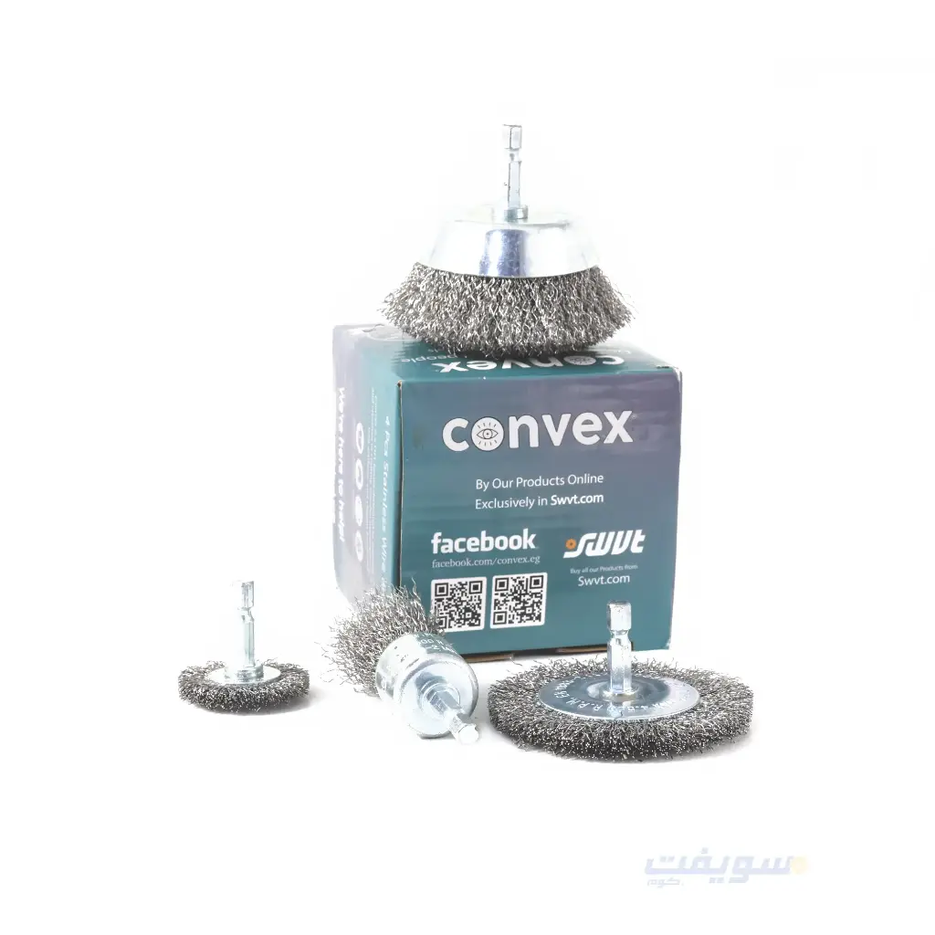 فرشاة سلكية دائرية منحسة من CONVEX 