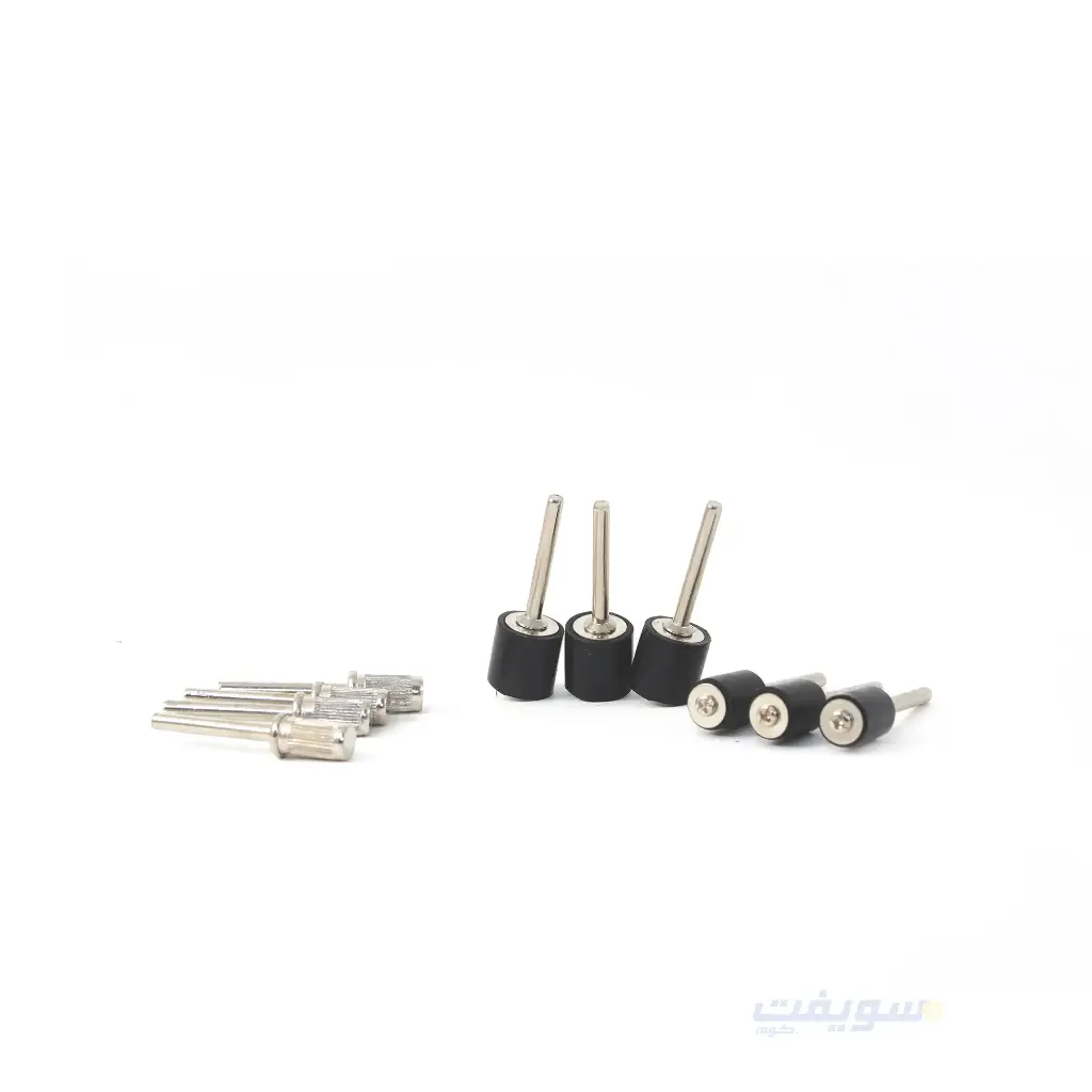 CONVEX Metal and Rubber Sanding Drum Mandrel Set with 3mm Shank – Sizes 6, 8, 10mm