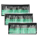    طقم 3 مجموعات × 30 قطعة حجر الماظ بسن 3 ملم – 120 