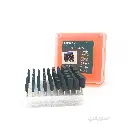 Light Blue Medium Grit Polishing Felt Set, 3 mm Shank, 100-Piece Pack from CONVEX 