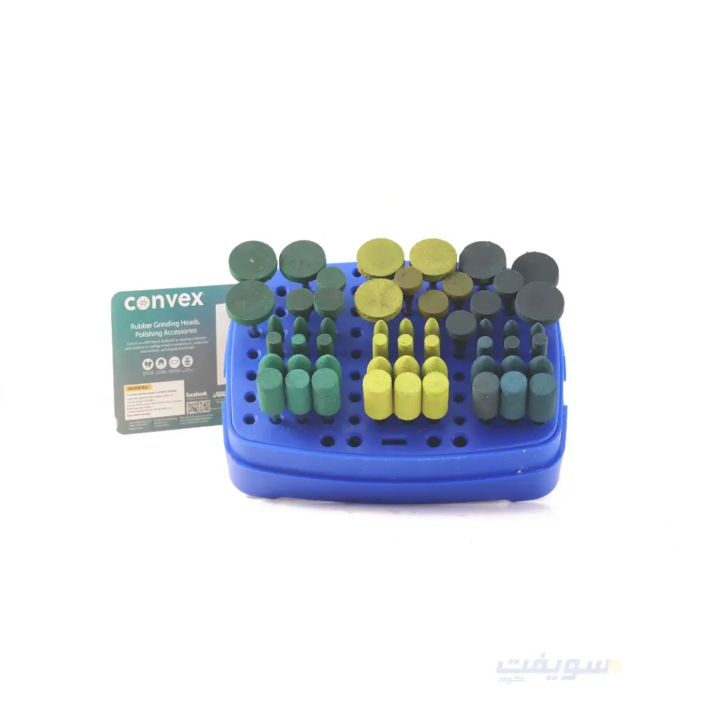 CONVEX 54-Piece Multi-Grit Felt Polishing Set | A Complete Solution for Professional Smoothing, Shaping, and Final Finishing!