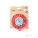 Red Plastic Brush 4 Inch Nylon – Safe and Effective Cleaning for Sensitive Surfaces!