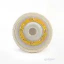 White Polishing Felt Wheel – 4.5 Inch for Angle Grinder – High Gloss and Smooth Finish by 123
