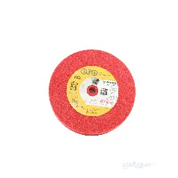 6-Inch × 1-Inch Red Compressed Motor Felt Wheel – Grit 220 – Medium Density – from 123