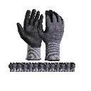 Safety Work Gloves – Microfoam Nitrile Coating | 12 Pairs | Seamless Knitted Nylon Gloves