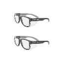 MAGID Safety Glasses | Iconic Y50 Design | Clear Lenses | 2 Pairs | Scratch and Fog Resistant