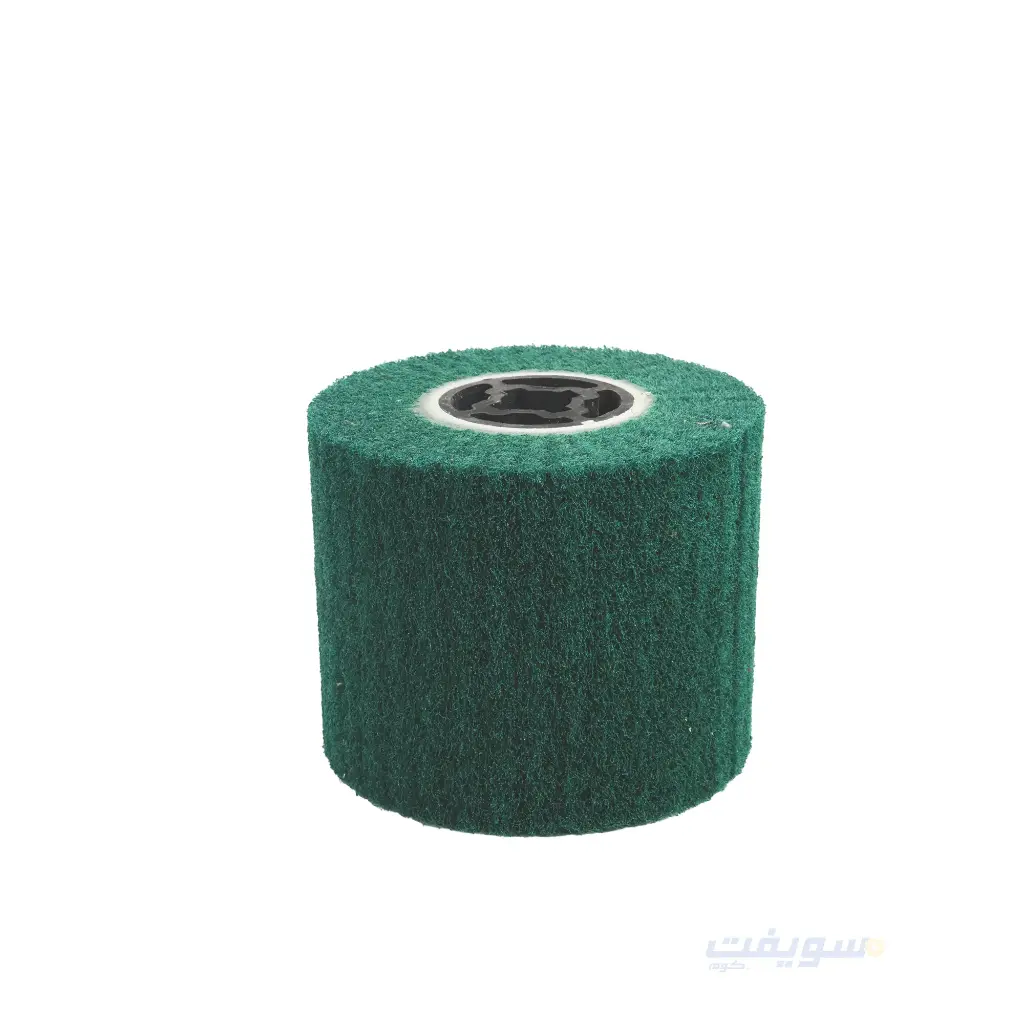 Green Coarse Non-Woven Felt Drum – 12" x 10" from 123 Brand | Powerful Cleaning for Metal Surfaces Before Polishing!