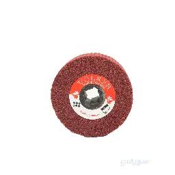 Red-Brown Non-Woven Abrasive Drum – 10″ × 5″ by VOLKER | Medium Finishing with Turkish Quality & German Efficiency!