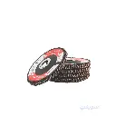 صنفرة مروحية أحمر حديد – VOLKER 5″ | إزالة قوية للمعادن الثقيلة!