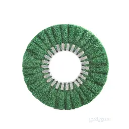 Wavy Green Motor Pad – 8" Diameter | Medium Grit | For Metal Cleaning & Preparation