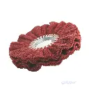 Turkish Wavy Red Motor Pad – 10" Diameter | Medium Grit | Industrial Finishing & Effective Metal Cleaning