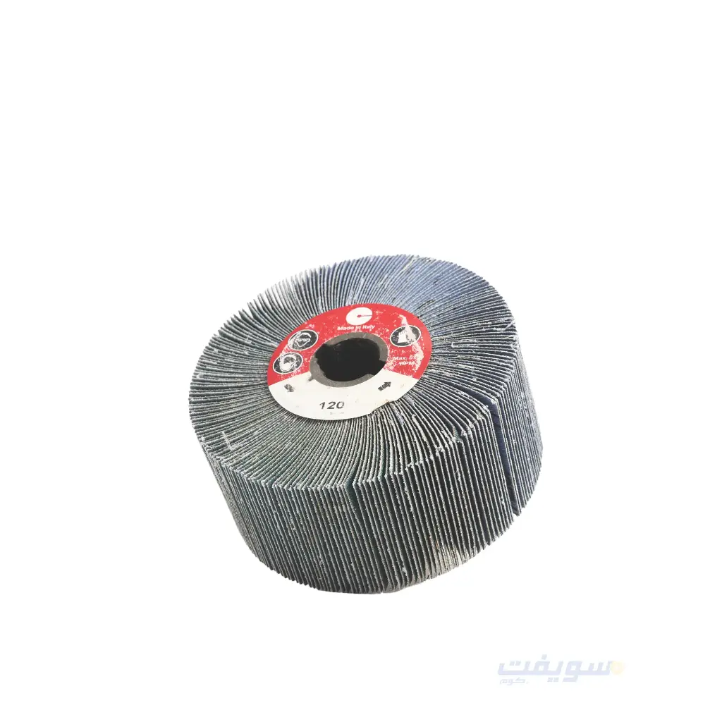 Italian Sanding Drum – 10x5 Inch | 120 Grit | For Fine Finishing of Metals and Wood Angle grinder