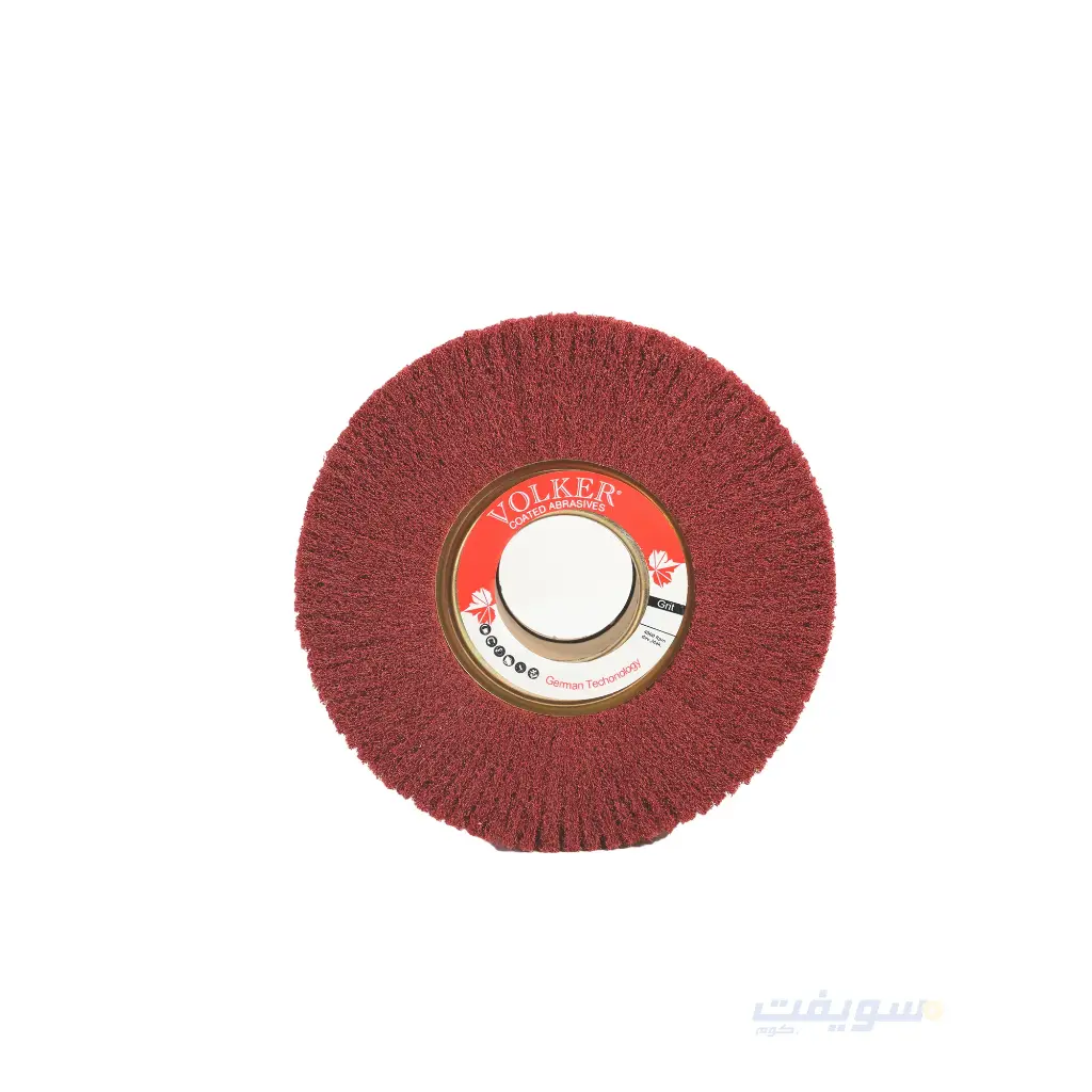 Open Ventilated Red Non-Woven Wheel for Motor – VOLKER (Turkey) | 6″ Diameter | Medium Grit | Supported by German Technology