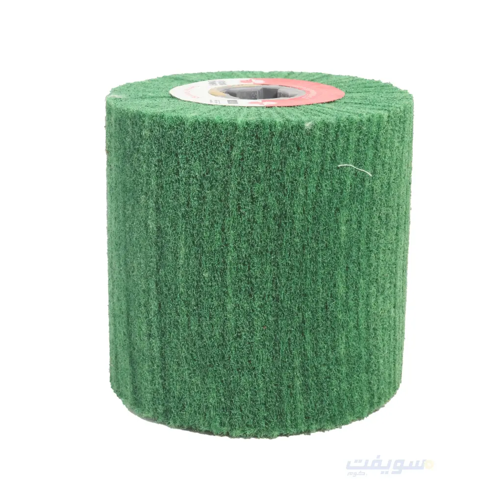 Green Medium Non-Woven Drum 10×10 by VOLKER | Made in Turkey | For cleaning and preparing metal and wood surfaces