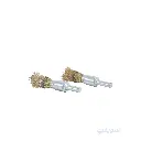 Wire Brush (End/Beard Type) Steel 12 mm – Brand 123 | Brass-Coated – For Professional Rust and Paint Removal