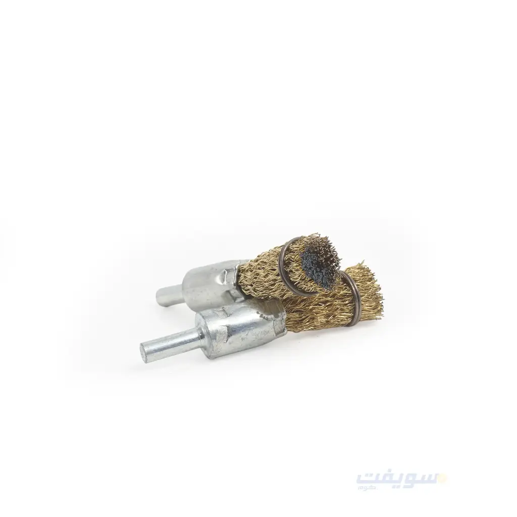 فرشة سلك دقن حديد 19 مم – ماركة 123 | مطلية بالنحاس – مثالية للأعمال اليدوية والـ DIY