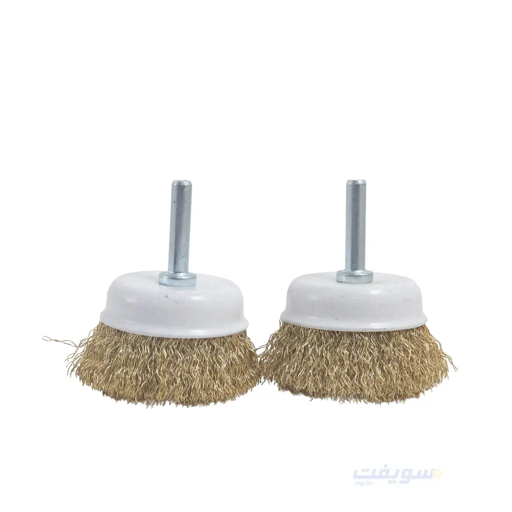 Copper-Coated Steel Cup Wire Brush – 50 mm – Brand 123 | Ideal for Drill and DIY Work