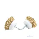 Cup Wire Brush Steel Brass-Coated – 65 mm Diameter – Brand 123 | Ideal for Drills and DIY Work