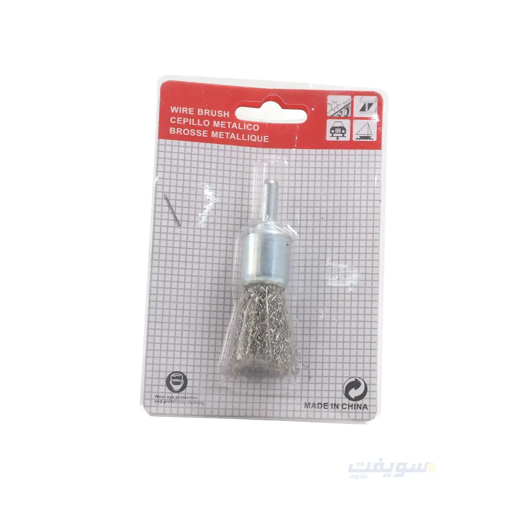 Convex 19mm x 6mm Stainless Steel End Wire Brush