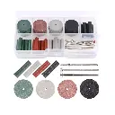 Swpeet Silicone Polishing Heads Set – 46 Pieces for Precision Work in Handcraft and Laboratory Use