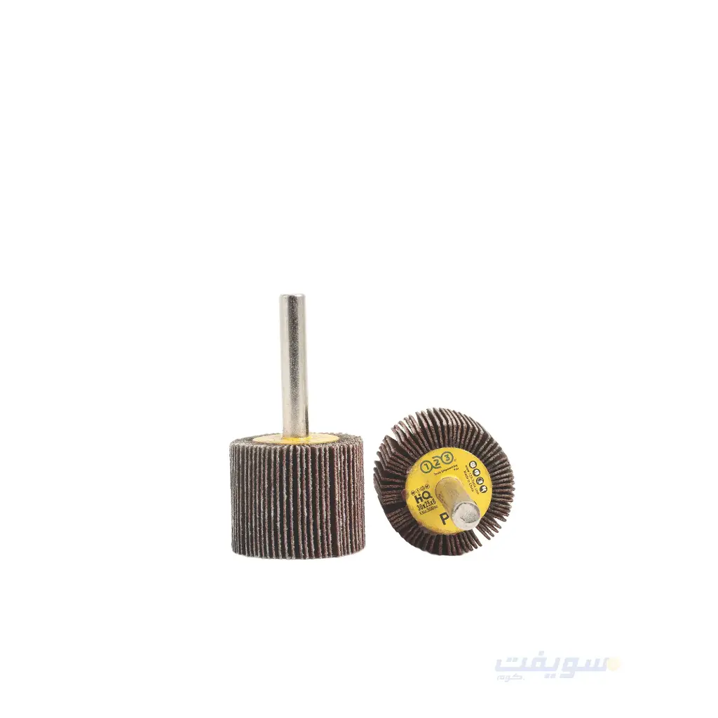 Shank Flap Wheel Sander, Brand 123 | 30x25x6mm Diameter – Grits 120/220/320