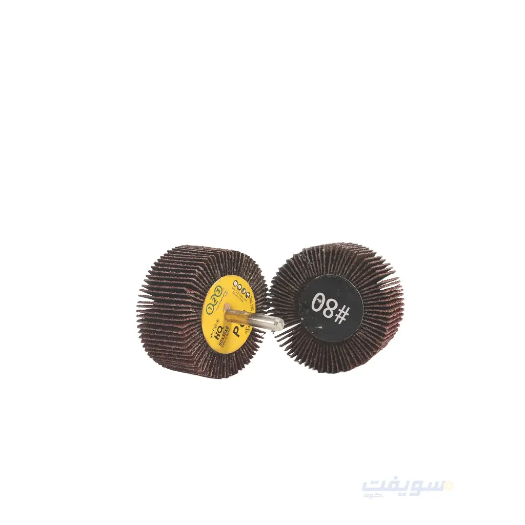  صنفرة دائرية أكس ماركة 123 | قطر 60×30×6مم – خشانات 40/60/80 جودة عاليه
