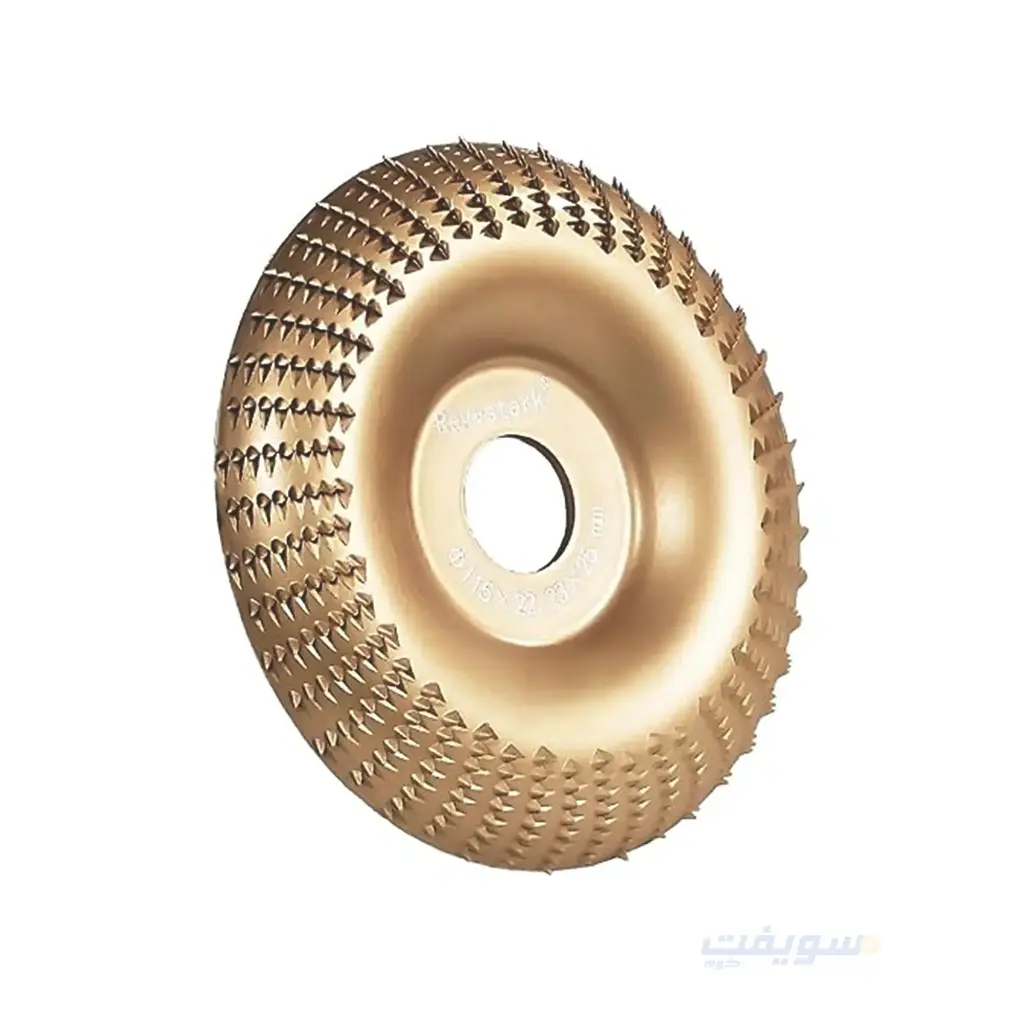 Revvstark Wood Carving Disc | 4.5 Inch × 7/8 Inch Arbor – Chrome-Coated Carbon Steel