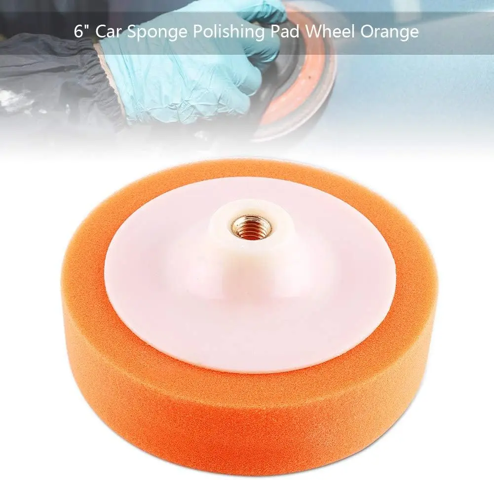 6-Inch Polishing Foam Pad with Nut – Brand 123 | Professional Shine for Cars and Delicate Surfaces