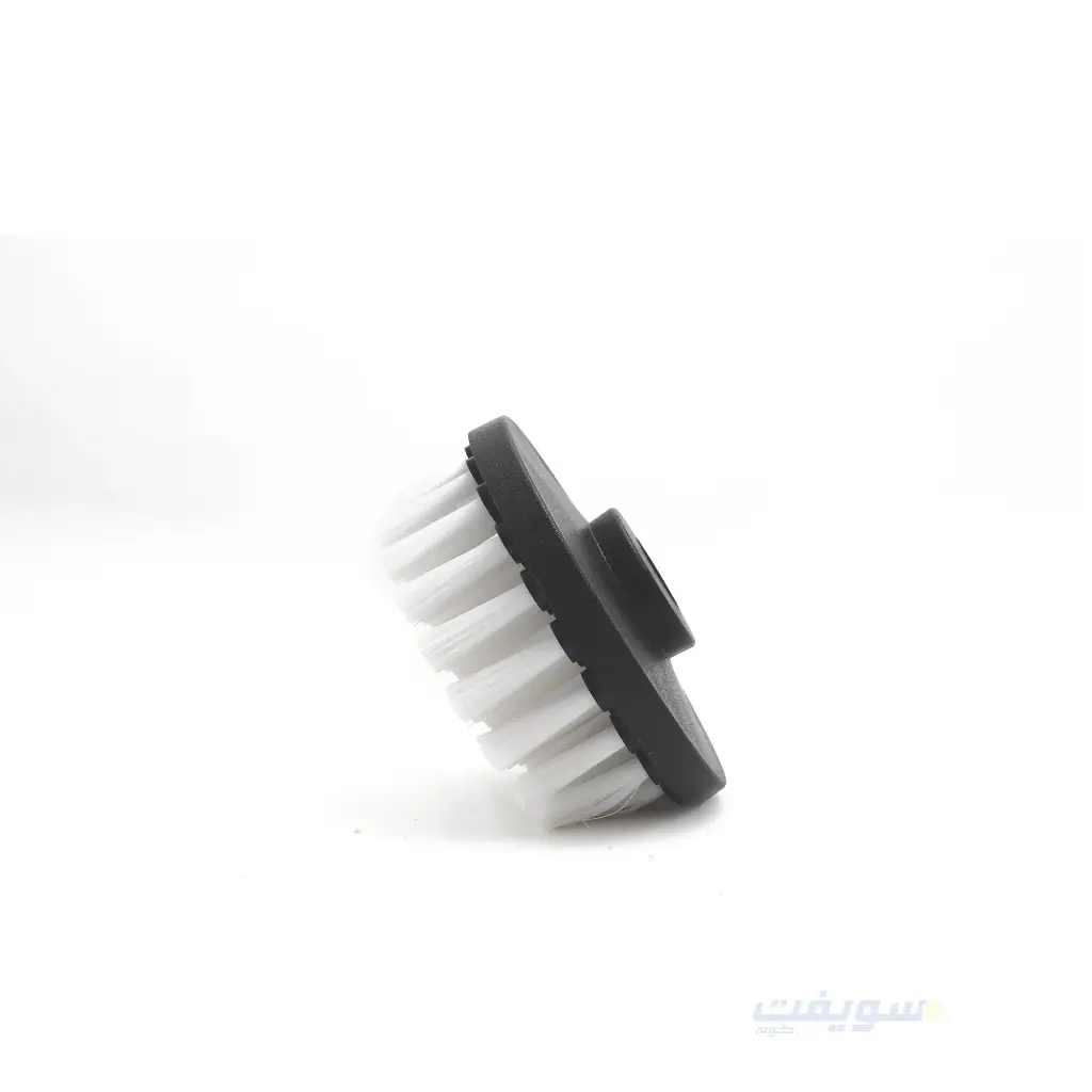 فرشة تنظيف بلاستيك 4 بوصة – شعيرات ناعمة بيضاء – تركب على صاروخ من CONVEX