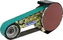 Multitool Sanding Belt Attachment 2x36 Inch with 7" Disc